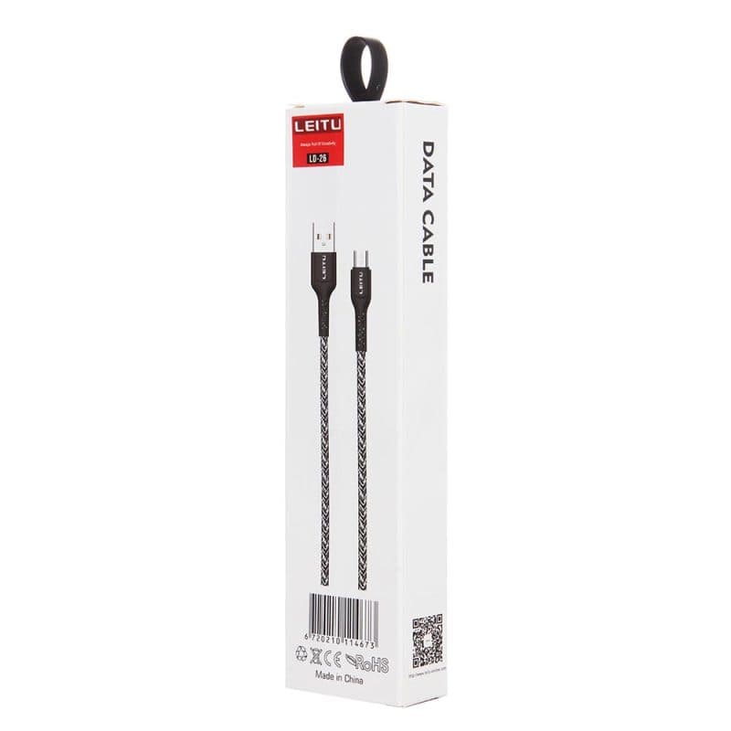 کابل تبدیل USB به USB-C لیتو مدل LD-26 طول 1 متر — تصویر ۴