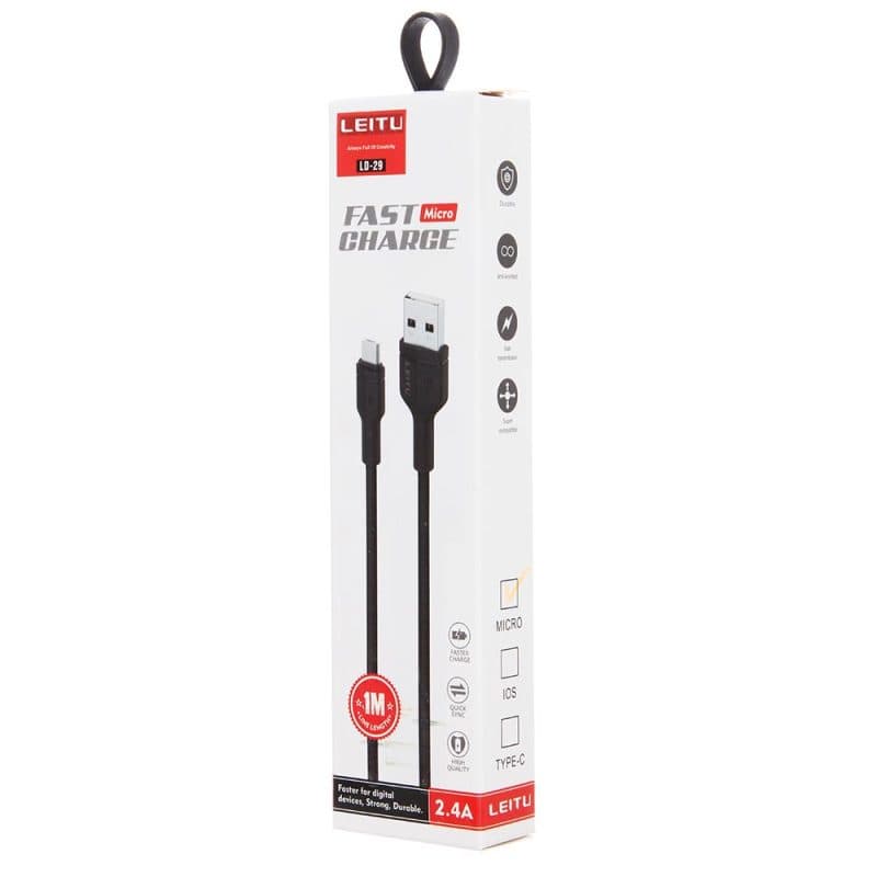 کابل شارژر USB به Micro-USB لیتو مدل LD-29 طول 1 متر