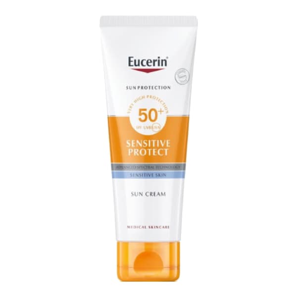 کرم ضد آفتاب صورت اوسرین Eucerin مدل Sensitive Protect با Spf +50 اصل