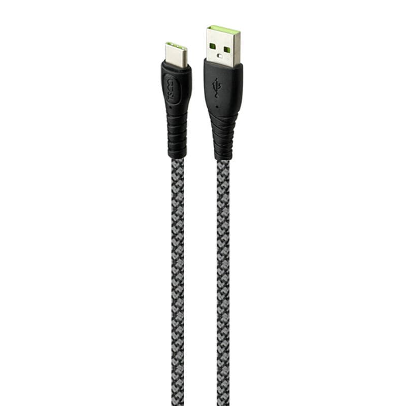 کابل تایپ سی کنفی طول 1 متر تسکو 3A مدل TC C206 — تصویر ۲