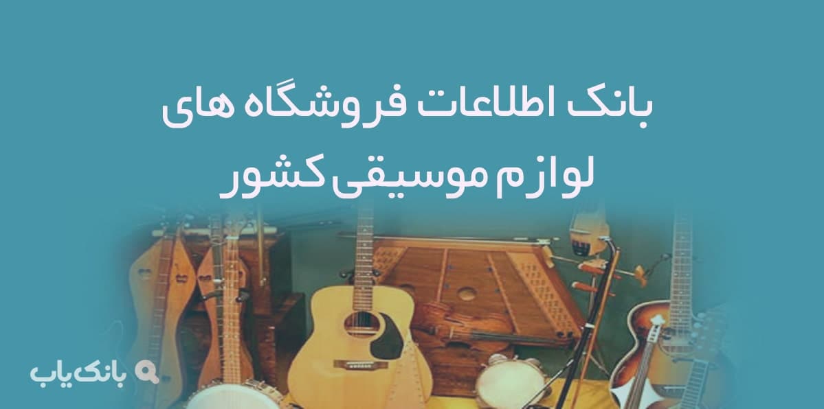 اطلاعات فروشگاه های لوازم موسیقی کشور — تصویر ۲
