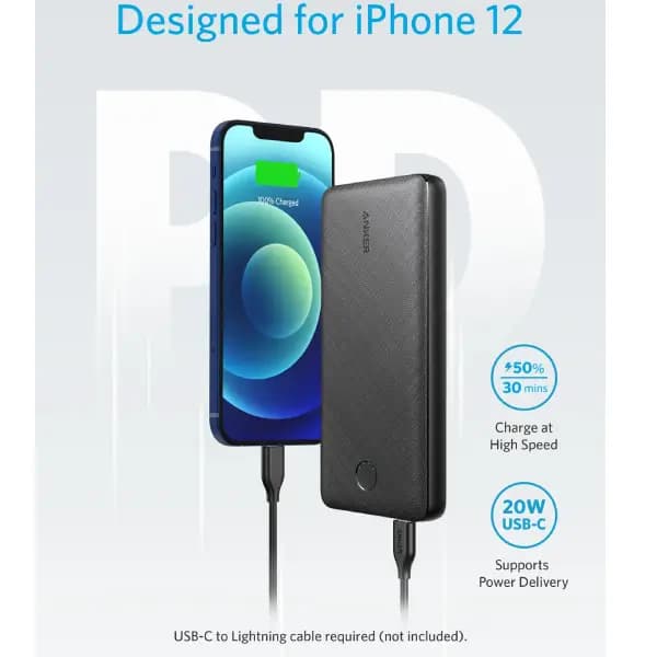 پاوربانک 20000 هزار 20 وات انکر Anker 525 Powerbank A1287 — تصویر ۵