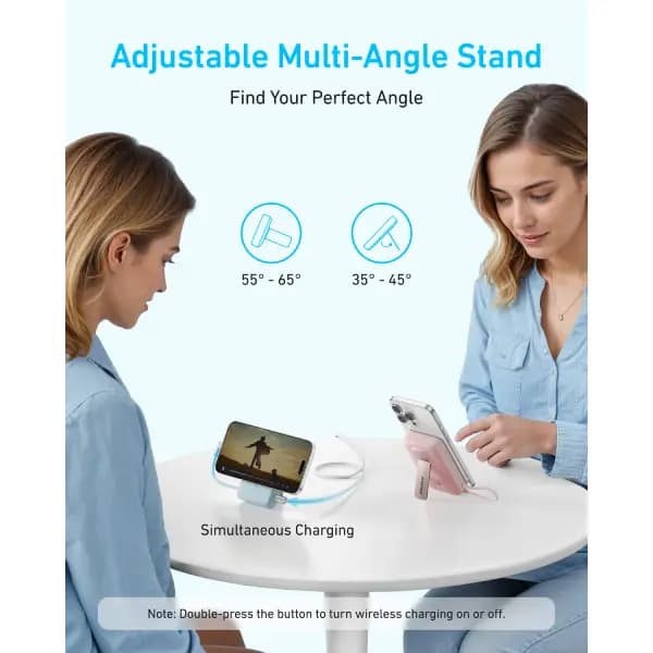 پاوربانک مگ سیف 10000 هزار 30 وات انکر مدل Anker Zolo Magnetic A1685 — تصویر ۴