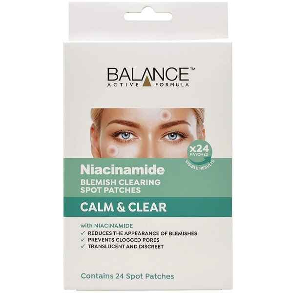 پچ ضد جوش بالانس BALANCE مدل نیاسینامید NIACINAMIDE تعداد 24 عدد اصل | ضد جوش سریع