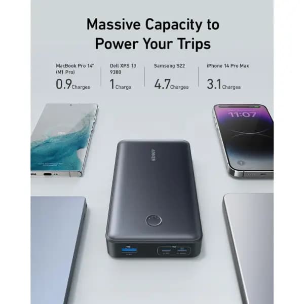 پاوربانک 24000 هزار 65 وات مخصوص لپ تاپ انکر مدل Anker 537 PowerCore for Laptop — تصویر ۵