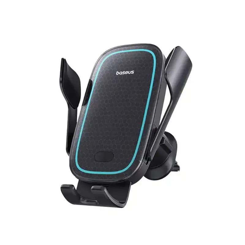 پایه نگهدارنده و شارژر وایرلس مگنتی باسئوس مدل Baseus Milky Way Pro 15W — تصویر ۲