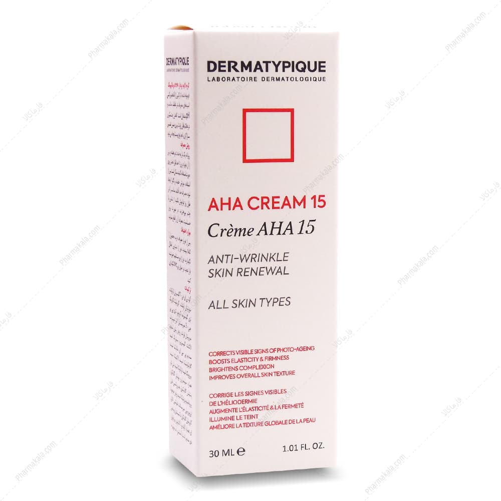 کرم لایه بردار %AHA 15 انواع پوست درماتیپیک 30ml