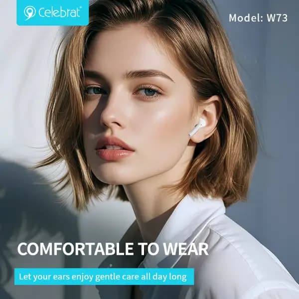 ایرپاد بلوتوثی سلبریت مدل Celebrat W73 — تصویر ۷