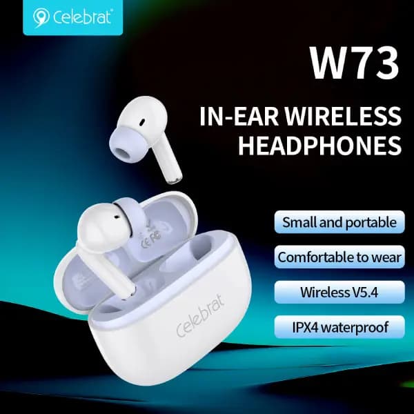 ایرپاد بلوتوثی سلبریت مدل Celebrat W73 — تصویر ۴