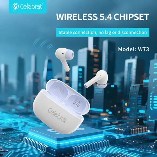 ایرپاد بلوتوثی سلبریت مدل Celebrat W73 — تصویر ۶