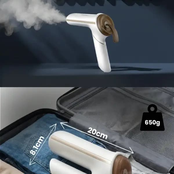 اتو بخار دستی پرودو مدل Porodo Lifestyle Thermia Mini Handheld Steamer — تصویر ۴