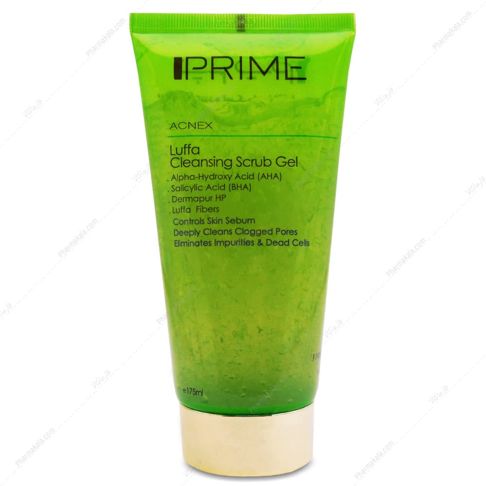 ژل پاک کننده اسکراب لوفا پوست چرب پرایم 175ml