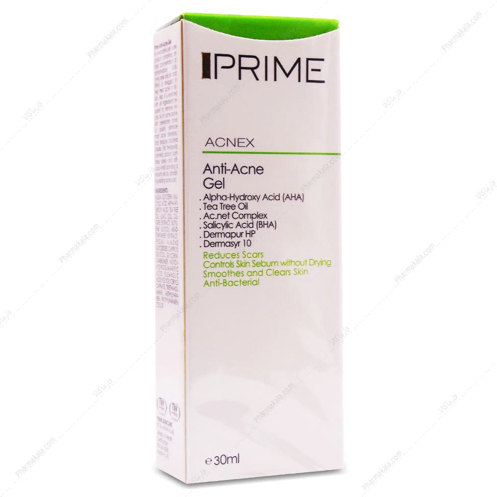 ژل پوست آکنه دار ACNEX مناسب پوست های چرب و مستعد آکنه پرایم 30ml