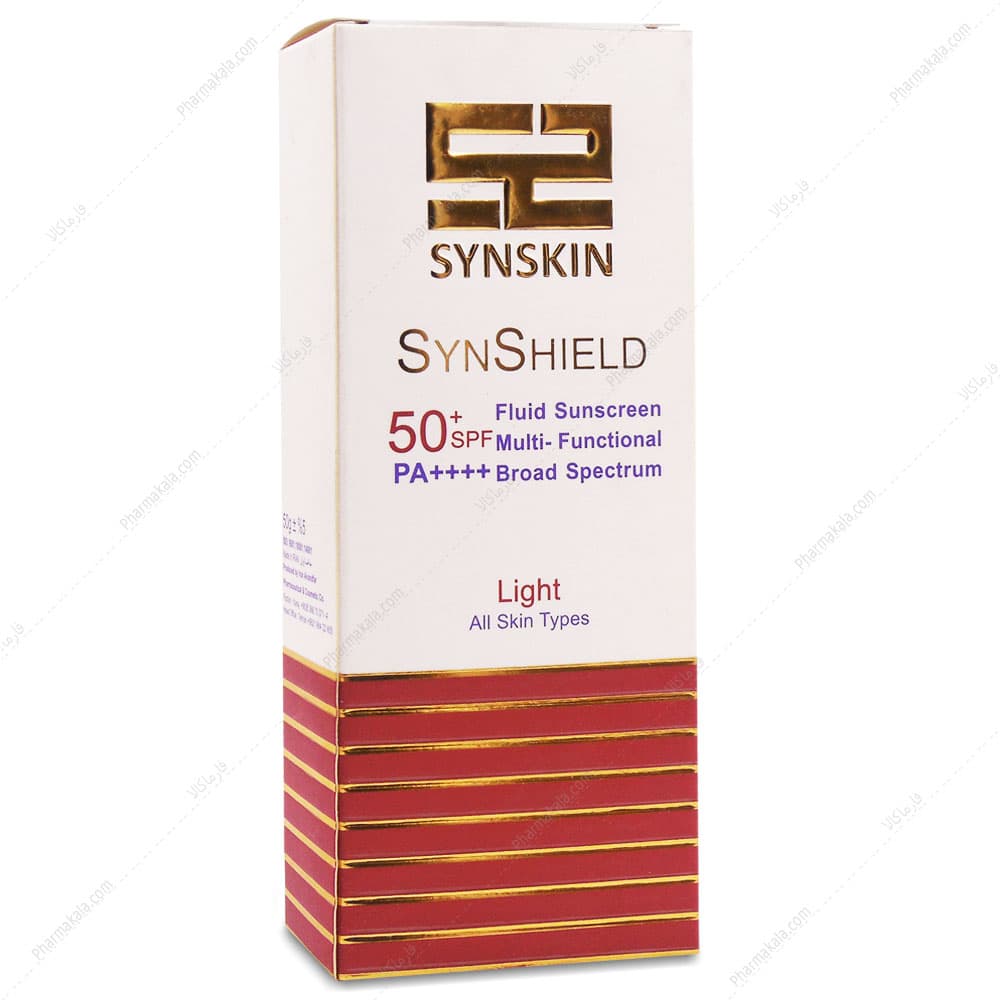 کرم ضد آفتاب فلوئید ساین شیلد SPF50 ساین اسکین 50g