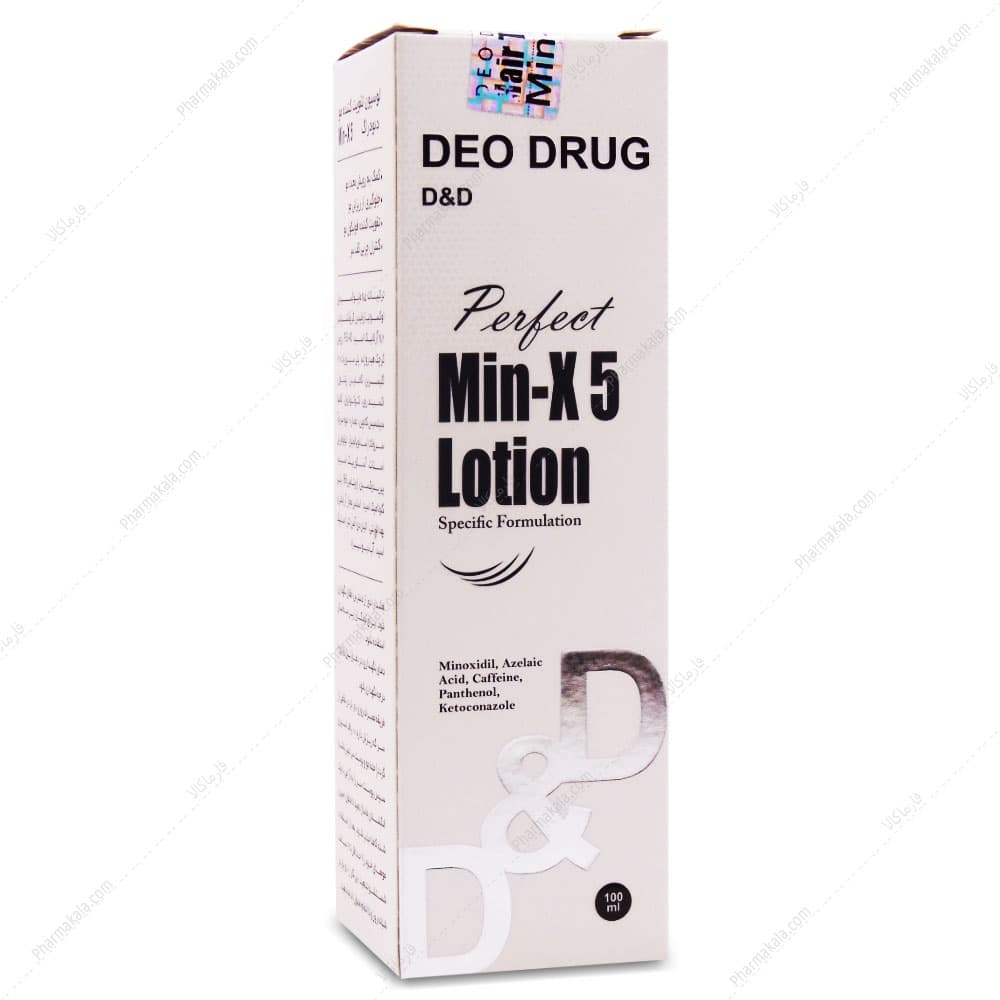 لوسیون تقویت کننده مو Min-X5 دئودراگ 100ml