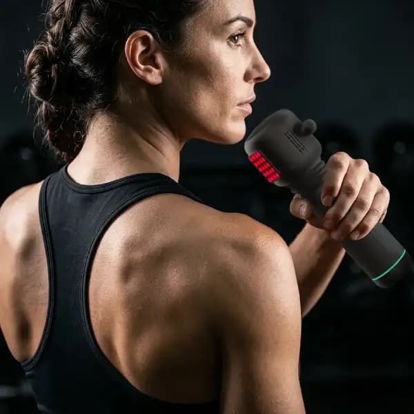 ماساژور عضلانی برقی و بیسیم پاورولوژی مدل Powerology FlexForce Cordless Electric Muscle Massager with High — تصویر ۴