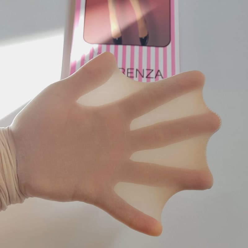 جوراب شلواری کرم فری سایز (XL تا 5xl) کد PH1126 — تصویر ۴