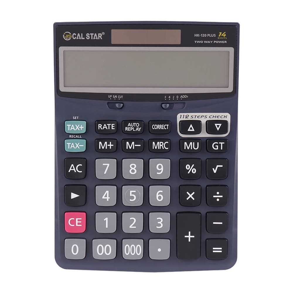 ماشین حساب کال استار CAL STAR مدل HK-120 PLUS — تصویر ۴