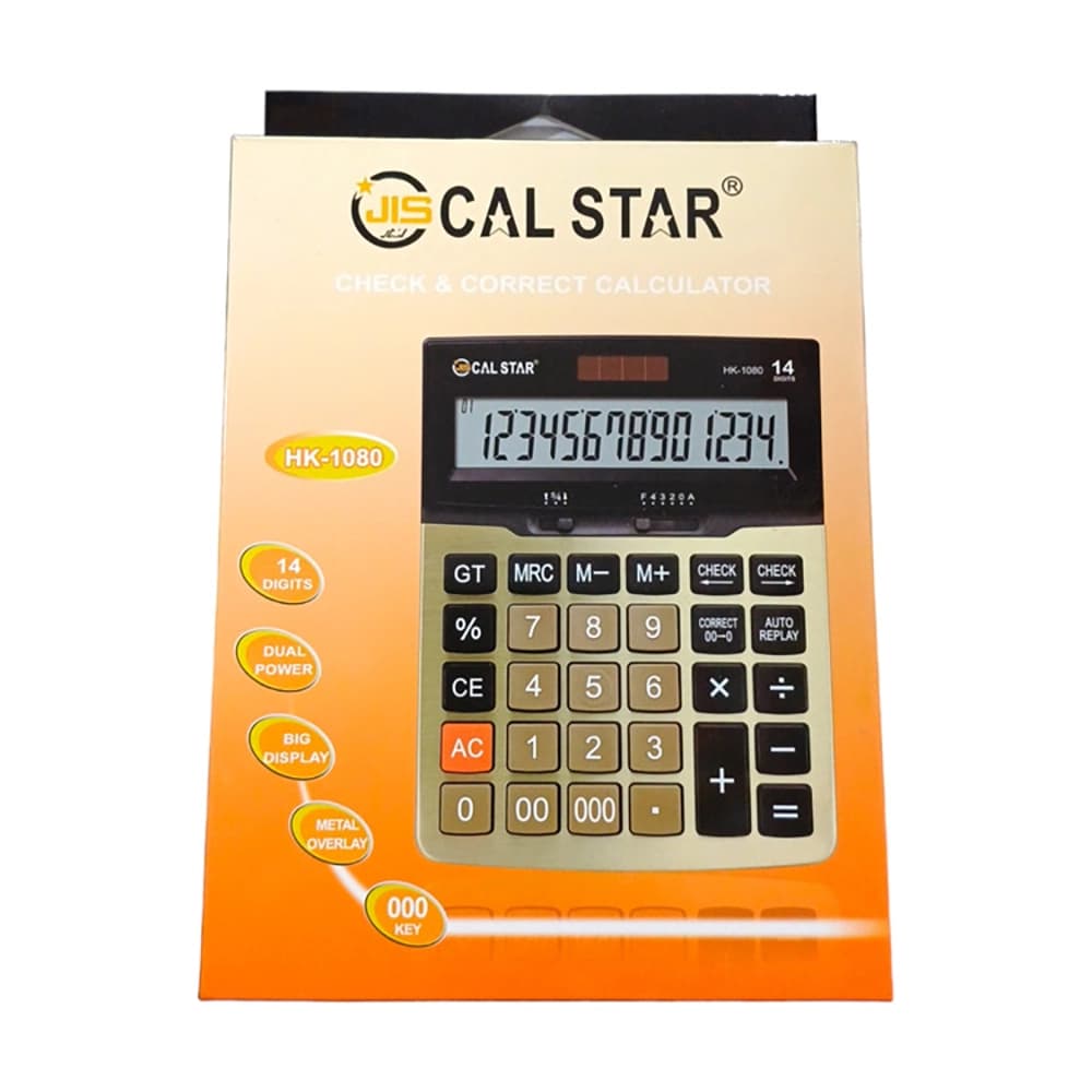 ماشین حساب کال استار CAL STAR مدل HK-1080 — تصویر ۶