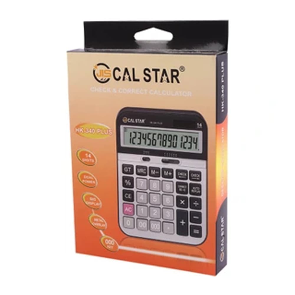 ماشین حساب کال استار CAL STAR مدل HK-340 plus — تصویر ۲