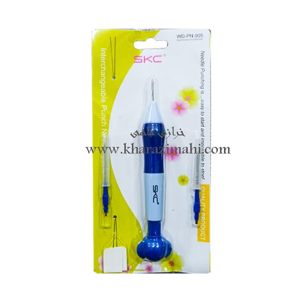 نیدل پانچ سه سوزنه اصل مارک skc مدل دسته ماتیکی