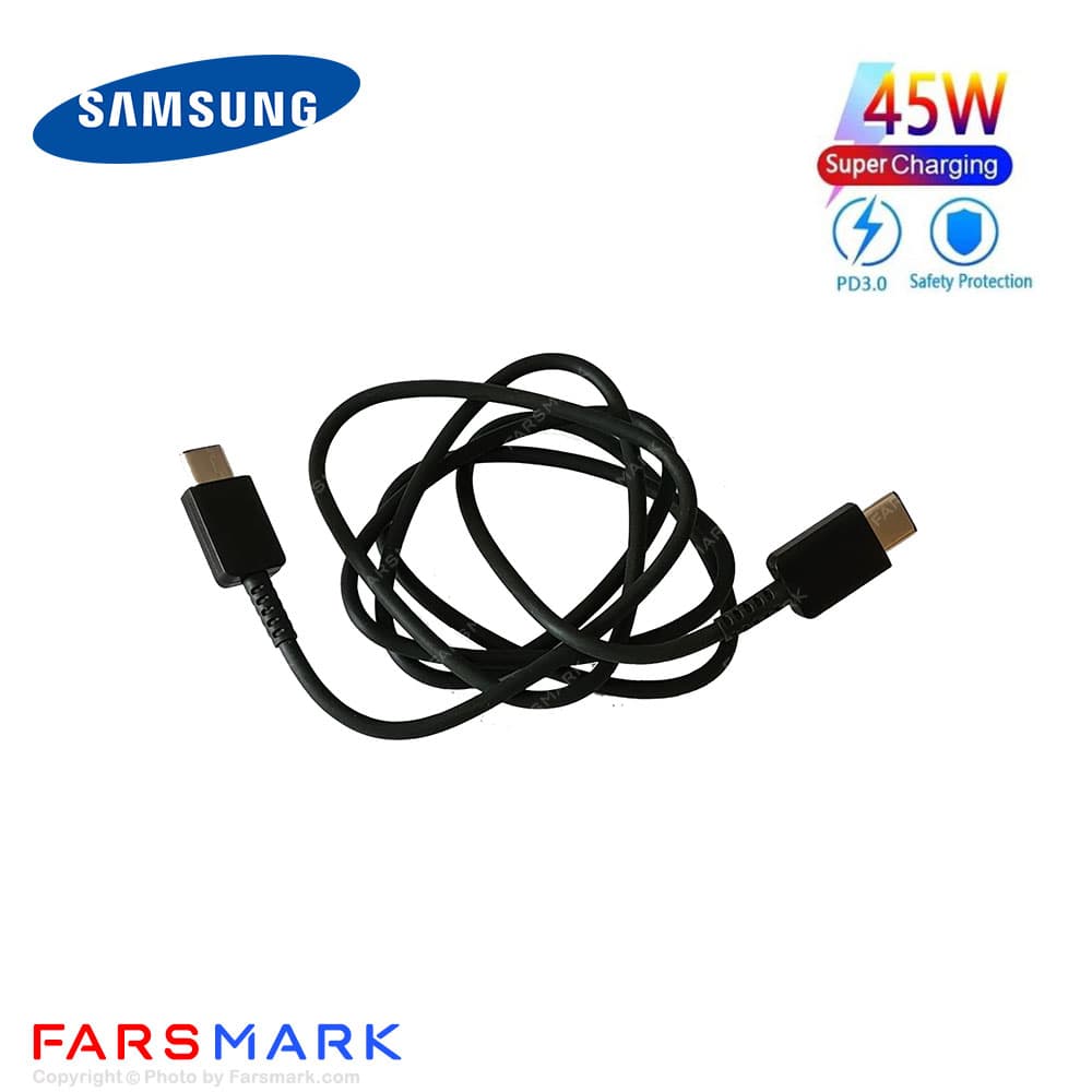 سوپر فست شارژر 45 وات اصلی سامسونگ Samsung Galaxy Z Fold8 Ultra به همراه کابل دو سر Type-C مدل EP-TA845 — تصویر ۹