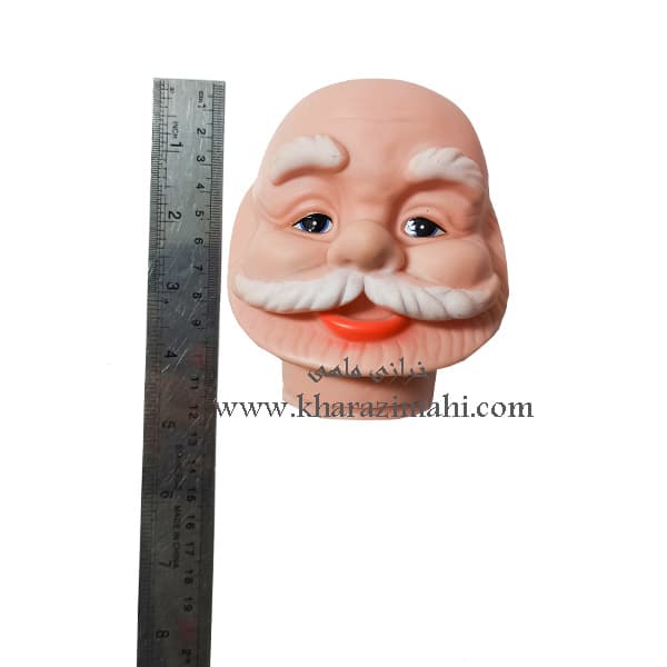 کیت خام عروسک بابانوئل سلیکونی چشم چاپی کد 15 — تصویر ۴