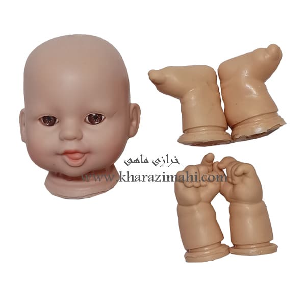 کیت خام عروسک طرح بازیگوش سلیکونی کد 11 — تصویر ۳