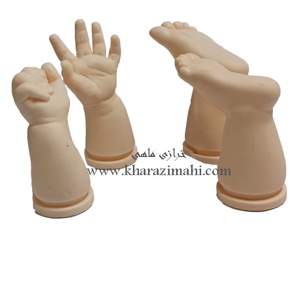 دست و پای عروسک سیلیکونی