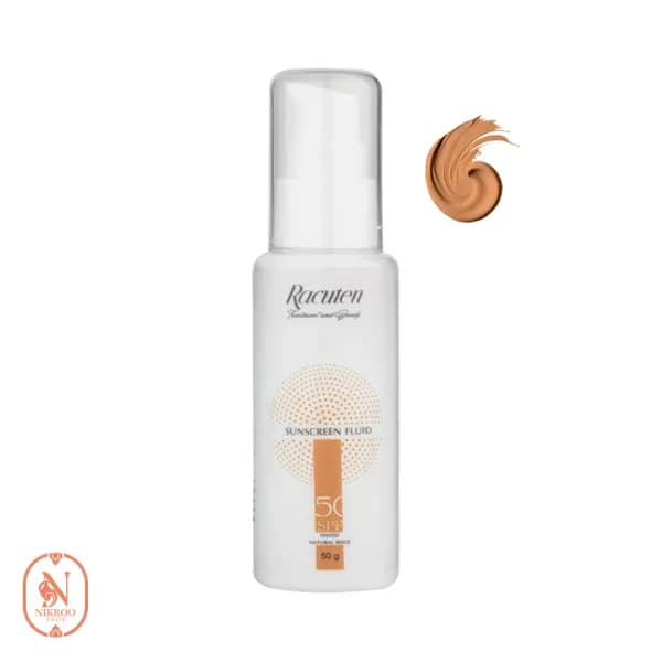 کرم ضد آفتاب فلوئید رنگی پوست چرب راکوتن SPF50