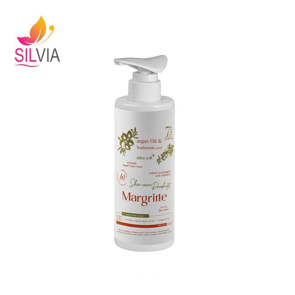 کرم آبرسان و مرطوب کننده روغن آرگان مارگریت 250 میل