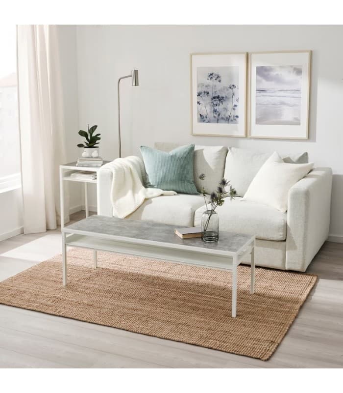 فرش ایکیا، مدل STRÖG، جوت، بژ، 120X180 سانتی متر — تصویر ۳