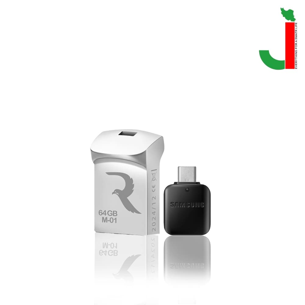 فلش مموری ریوکس مدل +M-01 ظرفیت 64 گیگابایت USB 2.0/ فلش مموری OTGتایپ C