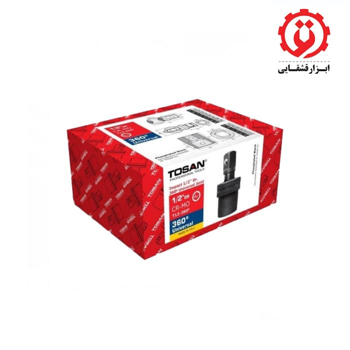 لقلقه بکس سیاه 1/2 اینچ فشار قوی توسن مدل T12-360 — تصویر ۳