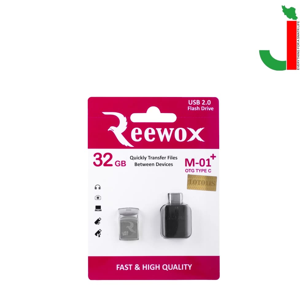 فلش مموری ریوکس مدل +M-01 ظرفیت 32 گیگابایت USB 2.0/ فلش مموری OTGتایپ C — تصویر ۲