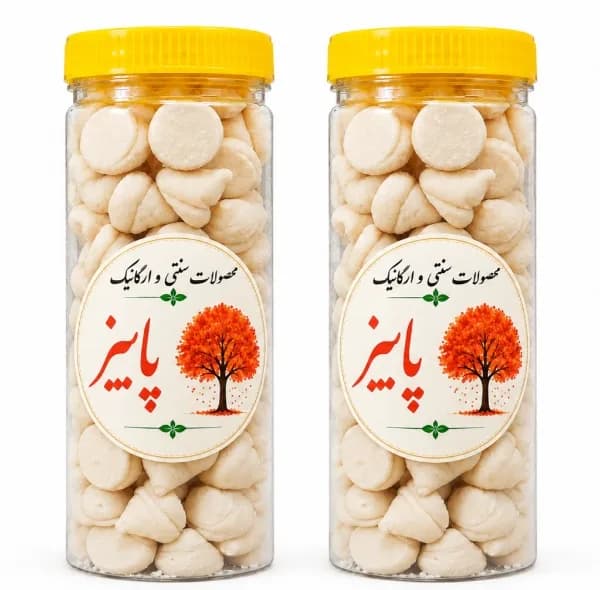 کشک مخروطی با طعم موسیر – 500 گرم مجموعه 2 عددی