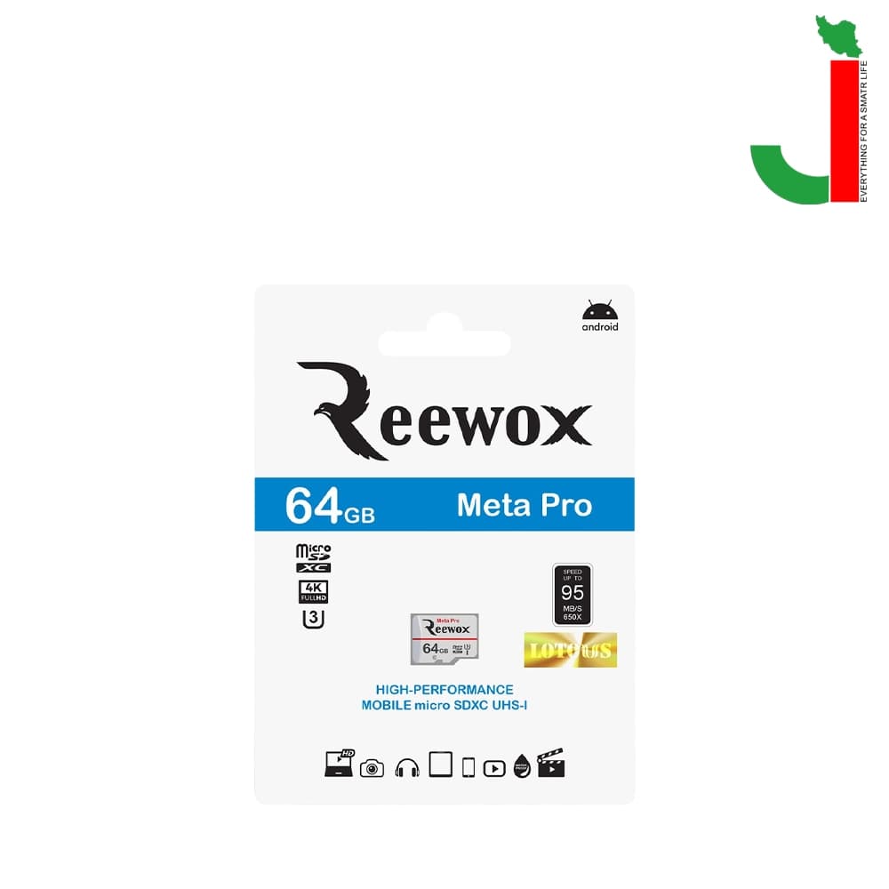 کارت حافظه میکرو ریوکس مدل Meta Pro U3 ظرفیت 64 گیگابایت — تصویر ۲