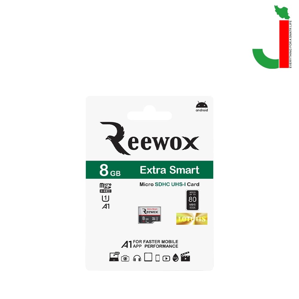 کارت حافظه میکرو ریوکس مدل Extra Smart U1 ظرفیت 8 گیگابایت — تصویر ۲