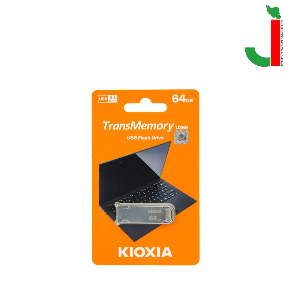 فلش مموری کیوکسیا مدل U366 ظرفیت 64 گیگابایت USB3.0 — تصویر ۲