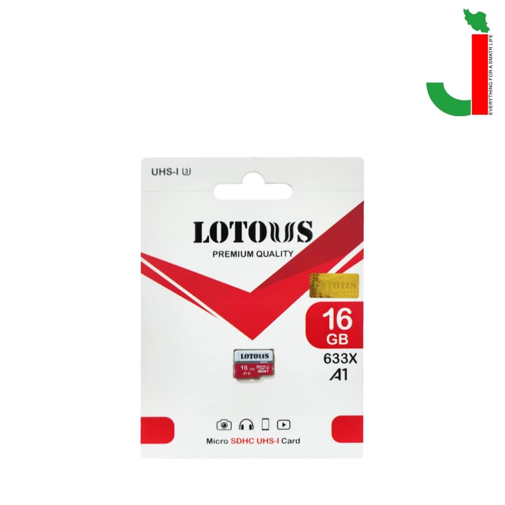 کارت حافظه میکرو لوتوس مدل 633X ظرفیت 16 گیگابایت — تصویر ۲