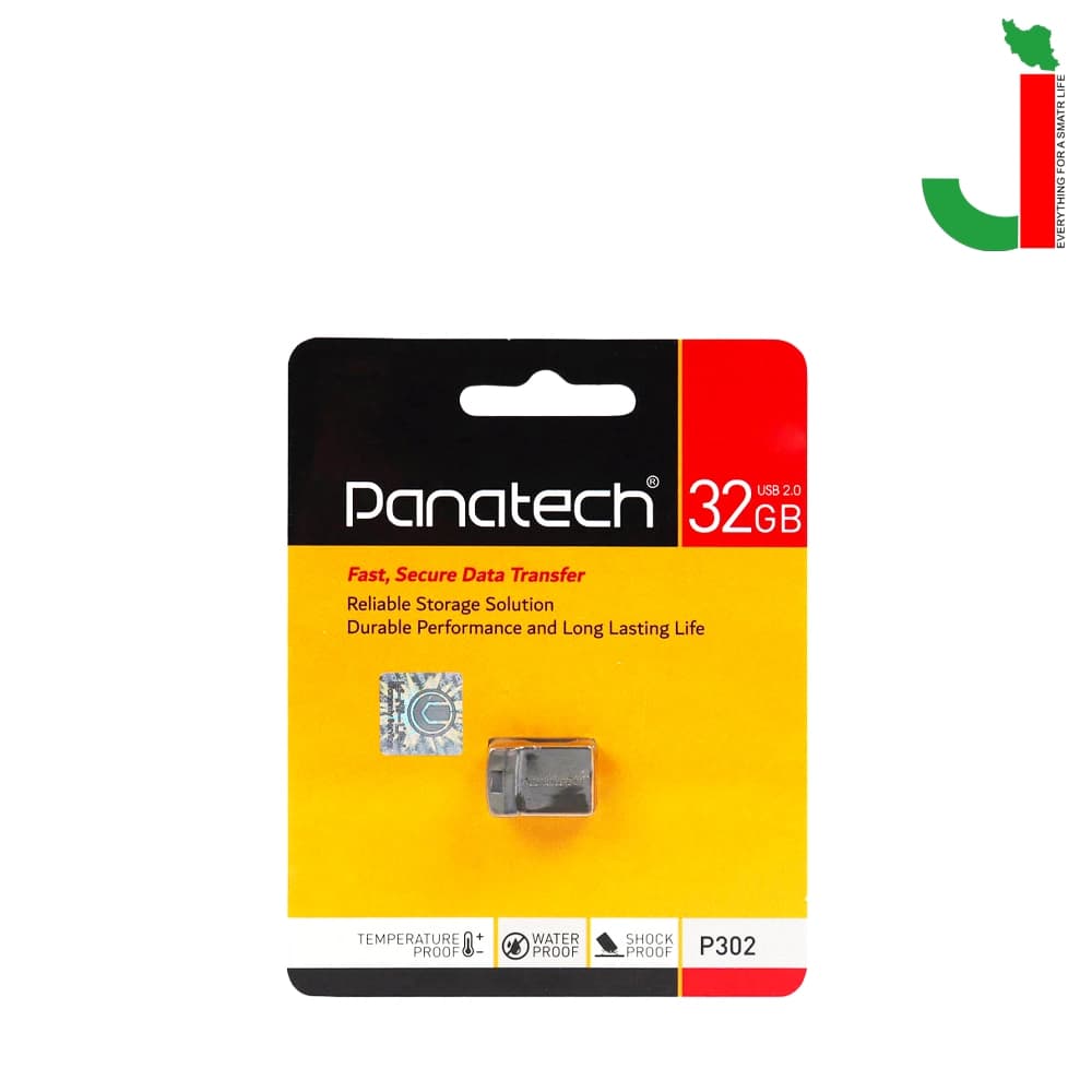 فلش مموری پاناتک مدل P302 ظرفیت 32 گیگابایت USB 2.0 — تصویر ۲