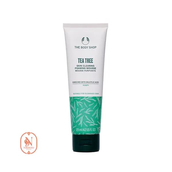 فوم شوینده کرمی صورت تی تری بادی شاپ 125ML