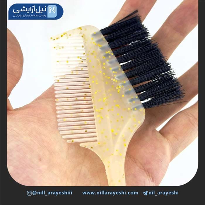 قلم رنگ مو شانه دار اکلیلی سان گلدن — تصویر ۶