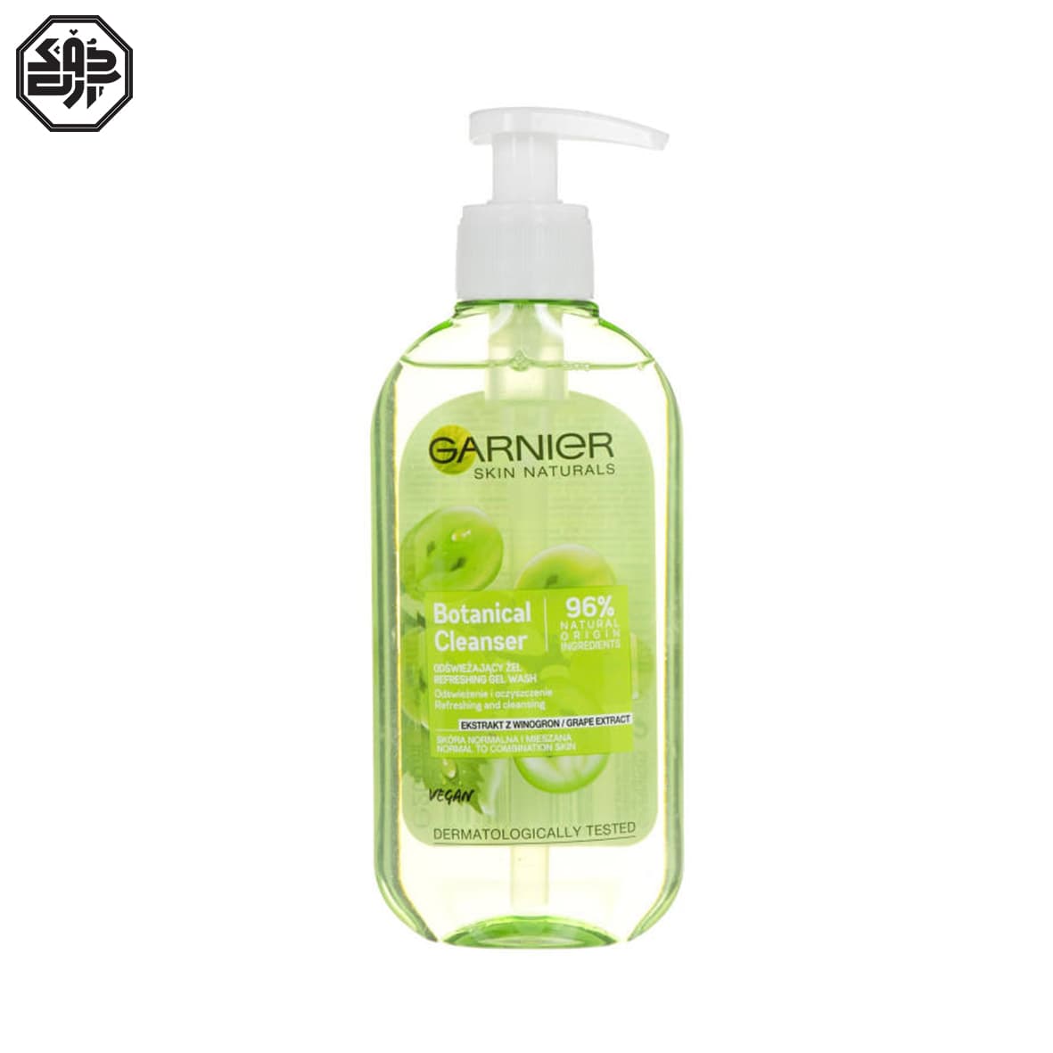 ژل پاک کننده صورت گارنیه Botanical green Garnier
