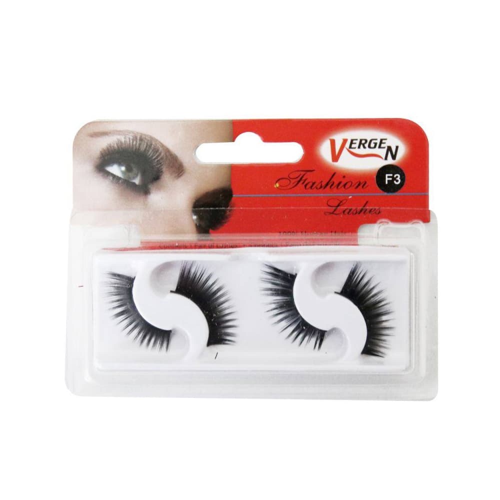 مژه مصنوعی نیمه ورژن VERGEN مدل E105 دو جفتی سری F در ۹ شماره — تصویر ۴