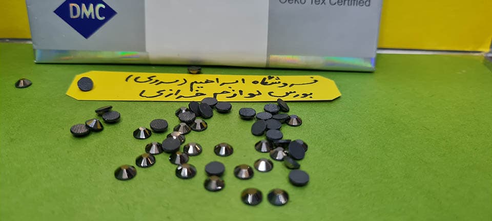نگین حرارتی دی ام سی ۲۰ نقره ای متالیک — تصویر ۲