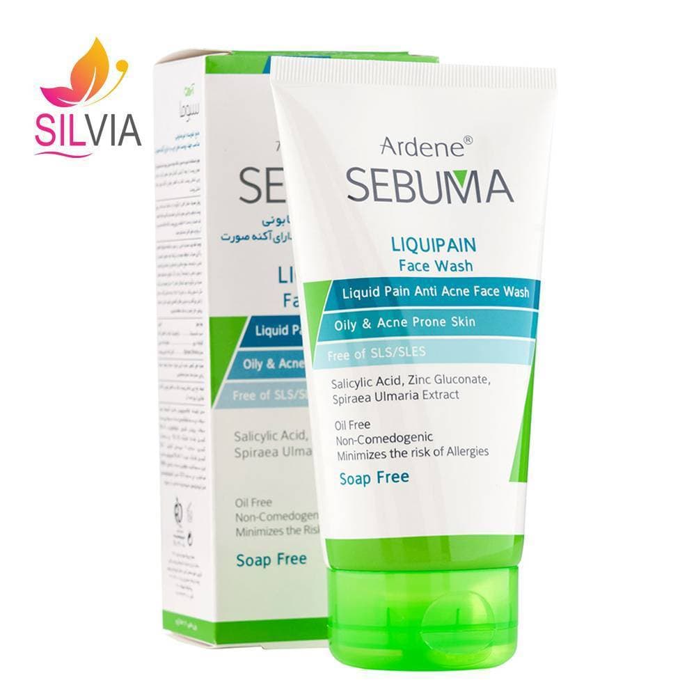 مایع شوینده غیرصابونی پوست چرب و دارای آکنه صورت سبوما آردن 150 میل — تصویر ۲