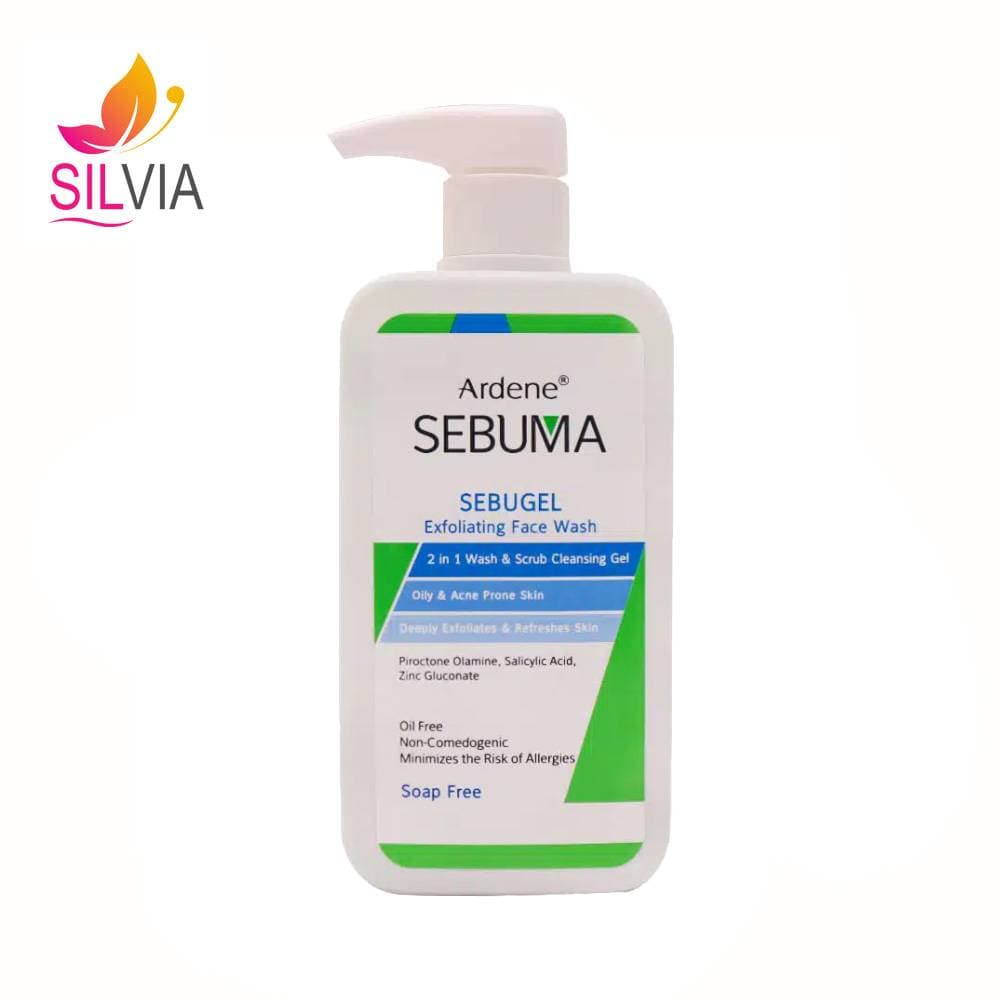 ژل شوینده و ساینده صورت پوست چرب و دارای آکنه سبوما آردن 350 میل