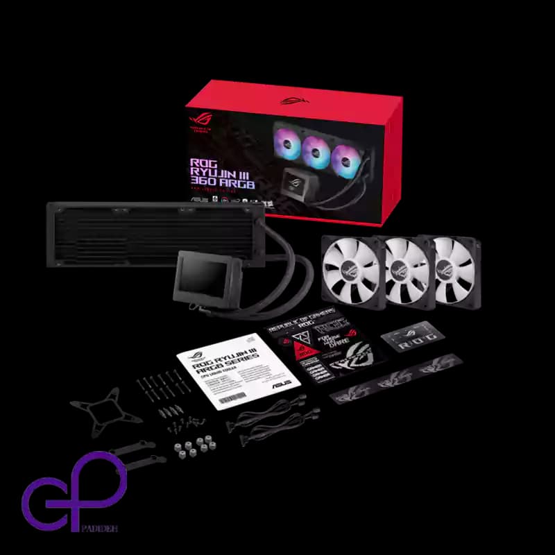 خنک کننده مایع پردازنده ایسوس ROG RYUO III 360 ARGB — تصویر ۳