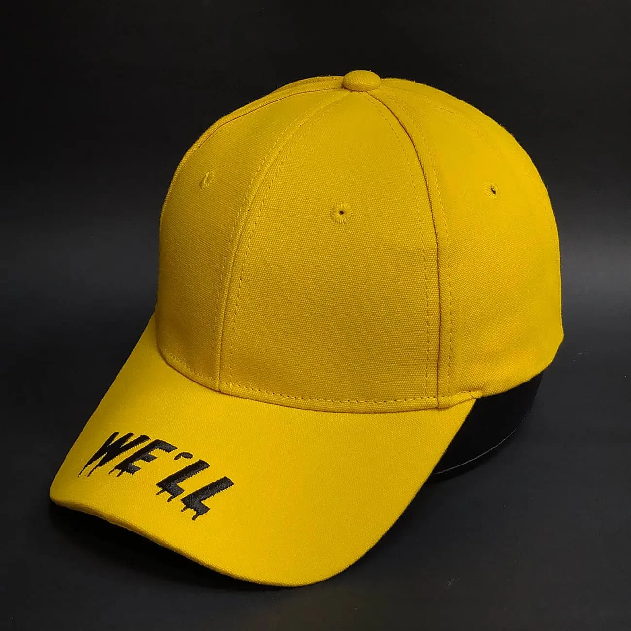 کلاه بیسبالی کتان WELL | کلاه کپ خاص با استایل مدرن و بیسیک روزمره